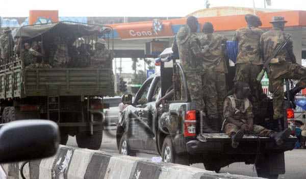 HARDSHIP PROTEST: SECURITY AGENCIES OCCUPY ABUJA VENUE AS IG, ORGANISERS DISAGREE