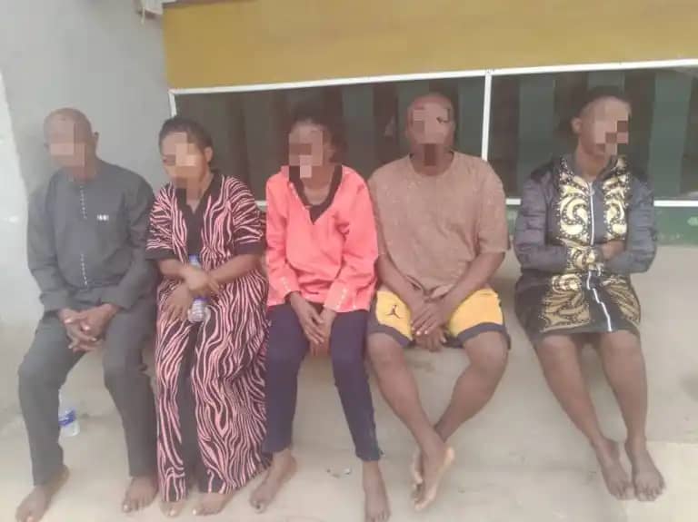 POLICE ARREST FIVE FOR CHILD TRAFFICKING, RESCUE TWO – MONTHS OLD BABY