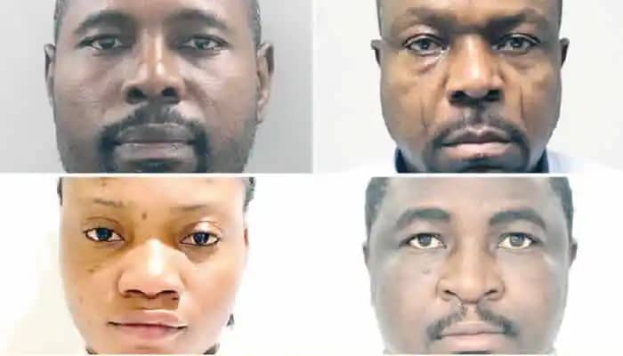 FOUR NIGERIANS JAILED 13 YEARS IN UK PRISON FOR FORGING MARRIAGE DOCUMENTS