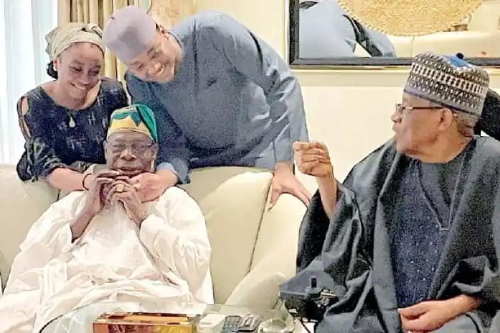 NATIONAL SECURITY: IBB, OBJ,  ABDULSALAMI OTHER FORMER MILITARY LEADERS MEET IN MINNA