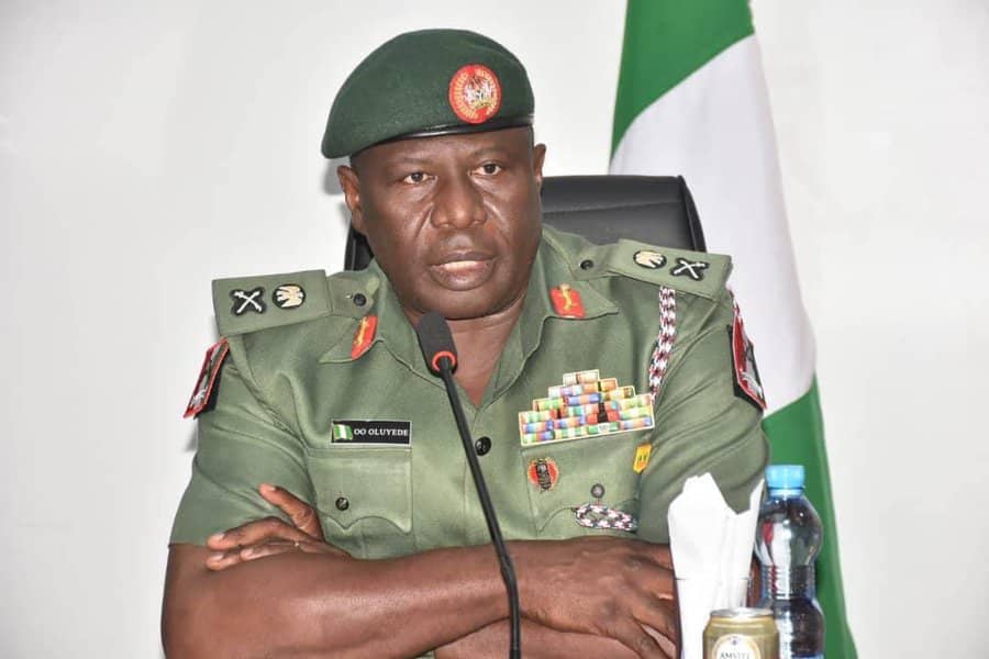 ACTING CHIEF OF ARMY STAFF OLUYEDDE ASSUMES DUTY FRIDAY